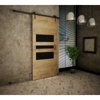 Istabas bīdāmās durvis RETRO I - Loft, zelta ozols